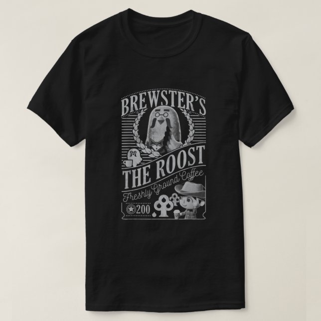 Animal Crossing Brewsters The Roost Graphic  T-Shirt (Design Front)
