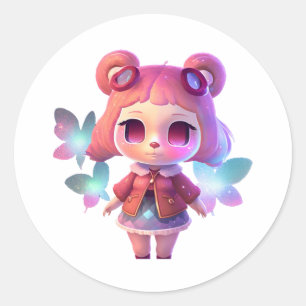 animal crossing judy : Cute Vinyl Sparkly sticker