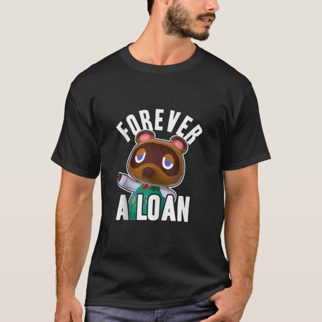 Animal Crossing Tom Nook Forever A Loan Tank Top (Front)