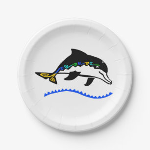 Animal - Cute - DOLPHIN - Nature - Party - Paper Plate