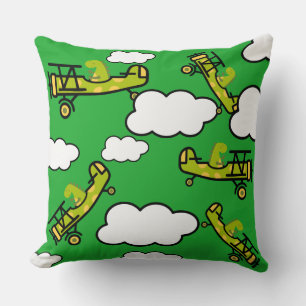 Animal Dinosaur Pilot Nursery Art Cushion