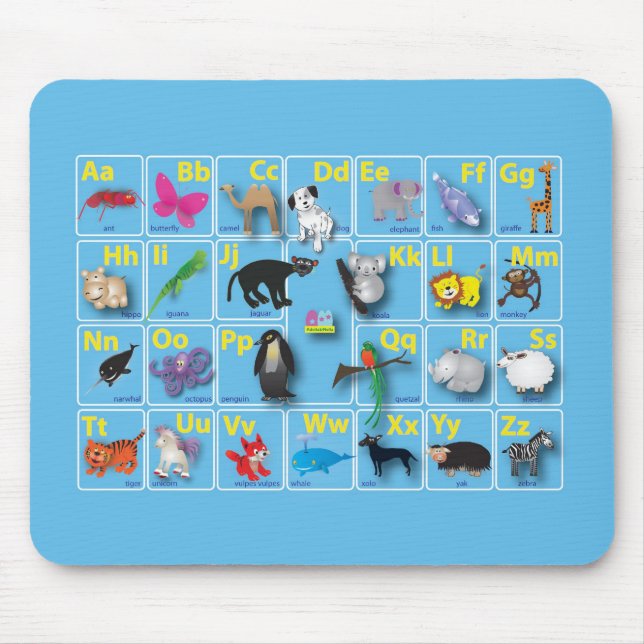 Animal Domain on my ABC Mouse Mat (Front)