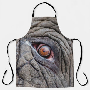 Animal elephant eye close up apron