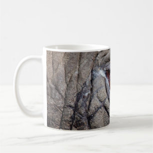 Animal elephant eye close up coffee mug