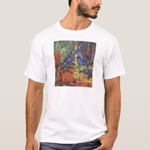 Animal Expressionism Abstract Design T-Shirt