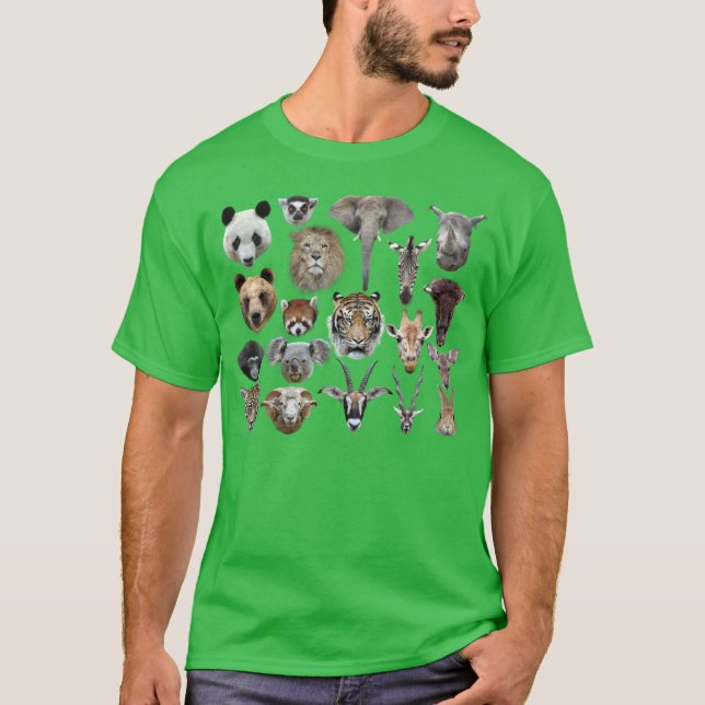 animal face T-Shirt (Front)