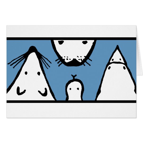Animal Faces Card