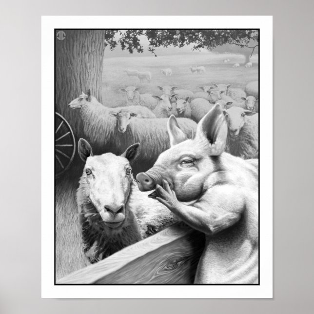Animal Farm - Squealer Poster (Front)