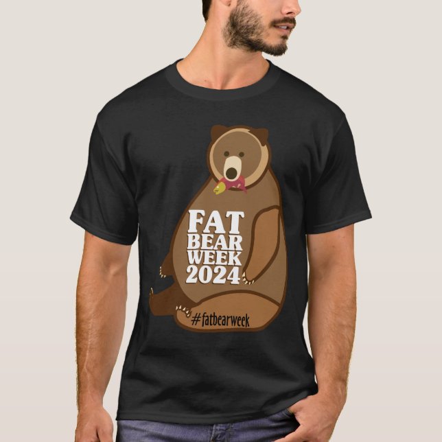 animal, fat bear week, fat bear week i voted 2024, T-Shirt (Front)