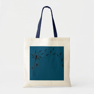 Animal Flower Plant Dandelion Giraffe Tote Bag