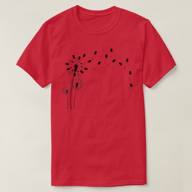 Animal Flower Plant - Dandelion Guinea Pig 171  T-Shirt (Design Front)