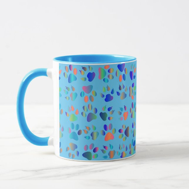 Animal foot prints mug (Left)