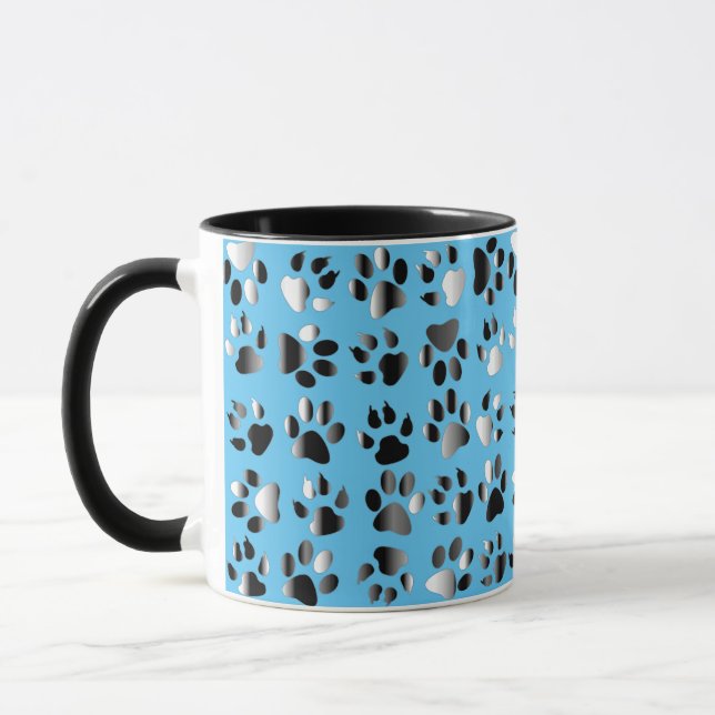 Animal Foot Prints Mug (Left)