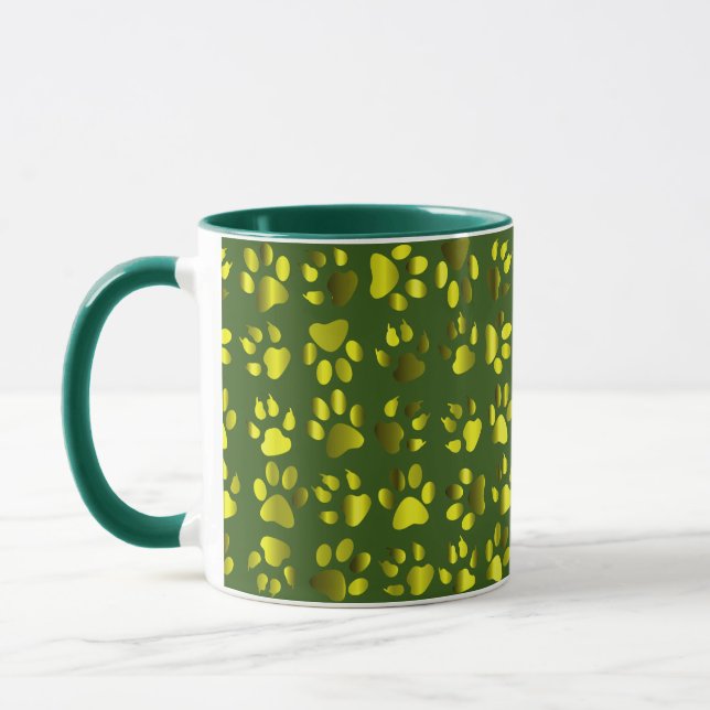 Animal foot prints mug (Left)