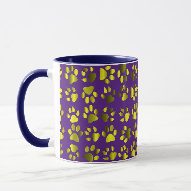 Animal Foot Prints Mug (Left)