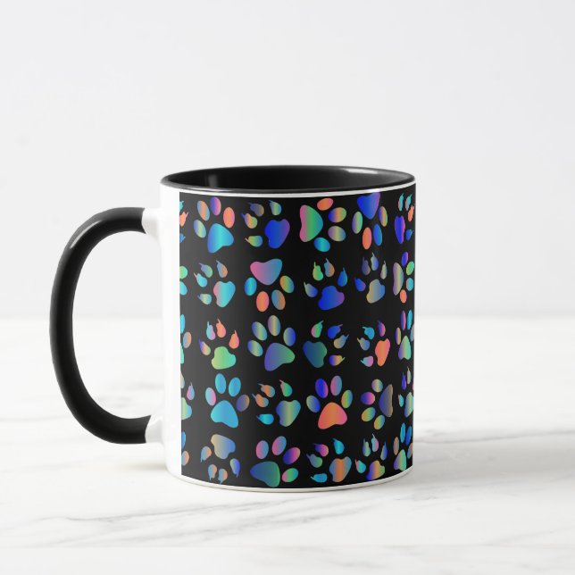 Animal foot prints mug (Left)