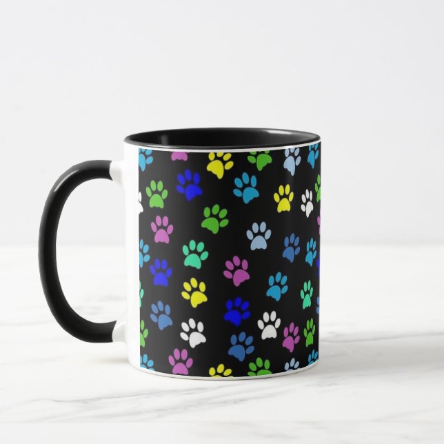 Animal Foot Prints Mug (Left)