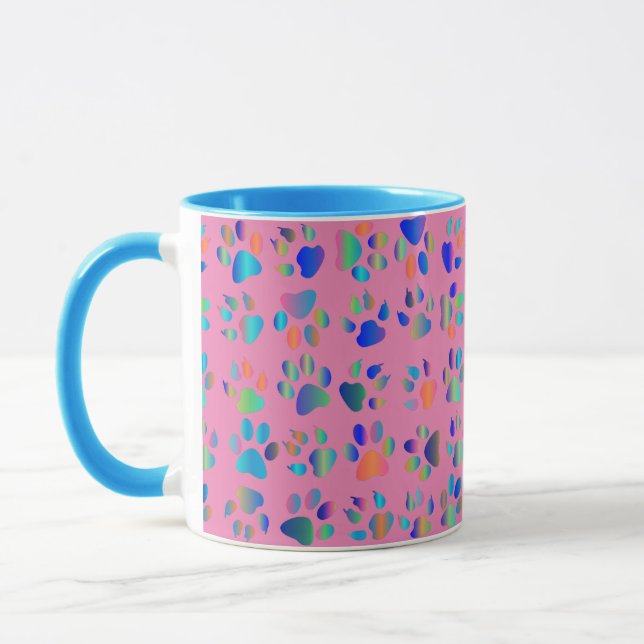 Animal foot prints mug (Left)