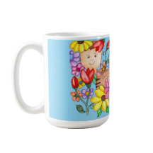 Animal Friends Among the Flowers