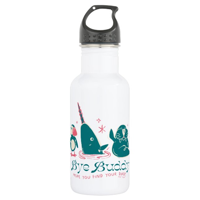 Animal Friends - Bye Buddy Hope You Find Your Dad 532 Ml Water Bottle (Front)