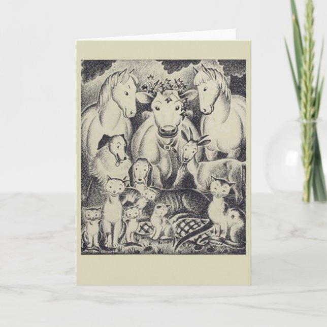 Animal Friends Card (Front)