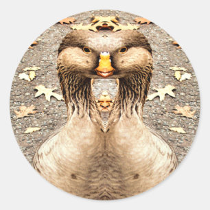 ANIMAL FUN CLASSIC ROUND STICKER