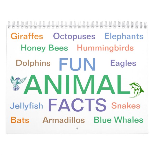 Animal Fun Fact Calendar (Cover)