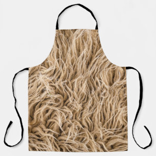 Animal fur apron