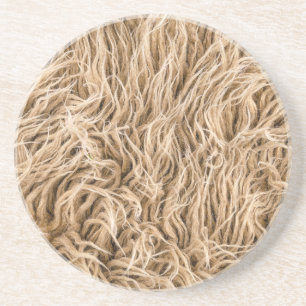 Animal fur coaster