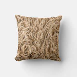Animal fur cushion