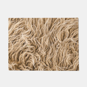 Animal fur doormat
