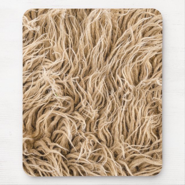 Animal fur mouse mat (Front)
