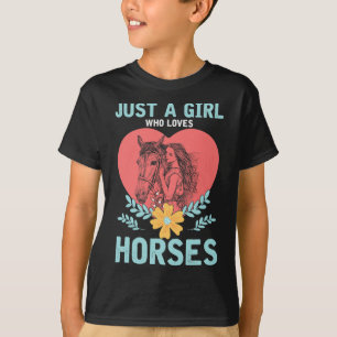 Animal Gift Horseback Riding Women Horse  T-Shirt