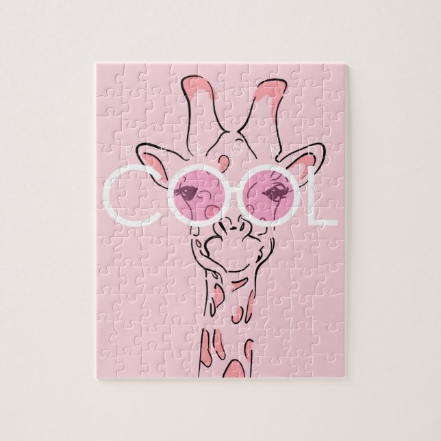 Animal Giraffe Jigsaw Puzzle (Vertical)