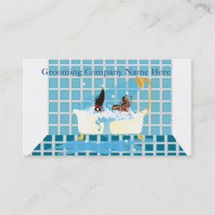 Animal Grooming Appointment Card