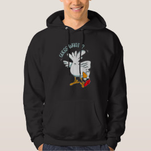 Animal Guess What Chicken Butt Chicken Hoodie