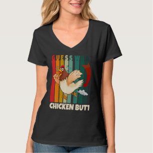 Animal Guess What Chicken Butt Cute Chickens Buffs T-Shirt