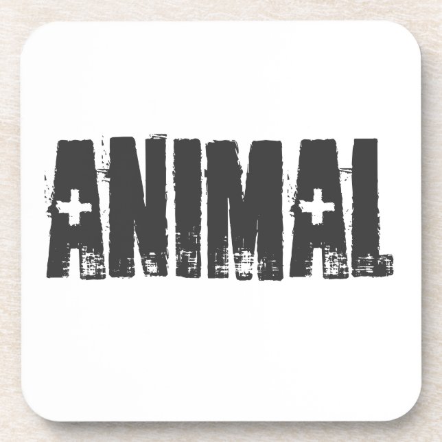 Animal - Gym Bodybuilding Fitness Coaster (Front)