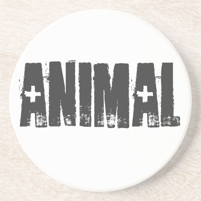 Animal - Gym Bodybuilding Fitness Coaster (Front)