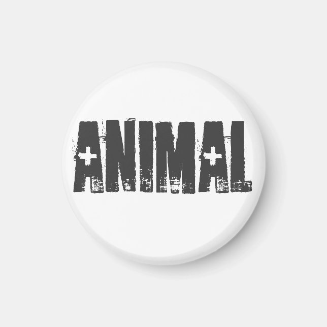 Animal - Gym Bodybuilding Fitness Magnet (Front)