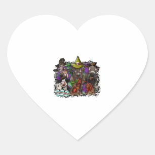 Animal Halloween Heart Sticker