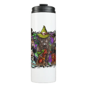 Animal Halloween Thermal Tumbler