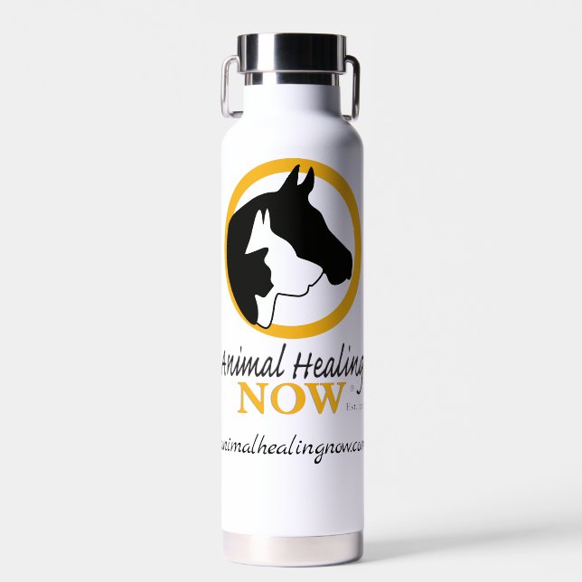 Animal Healing Now Water Bottle (Front)
