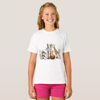 Animal Hide-and-Seek T-Shirt - Playful Wildlife
