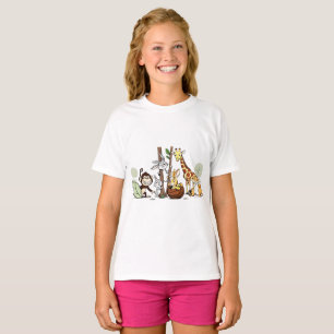 Animal Hide-and-Seek T-Shirt - Playful Wildlife
