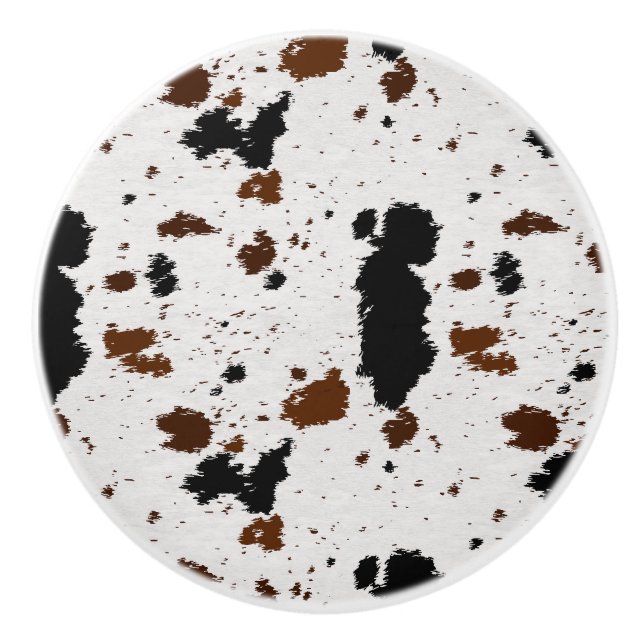 Animal Hide Ceramic Knob (Front)