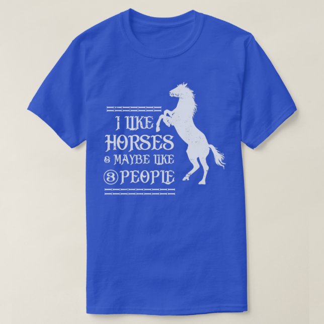 Animal Horseback Riding Gift Horse T-Shirt (Design Front)