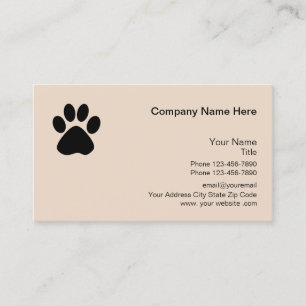 Animal Hospital Veterinarian Business Card