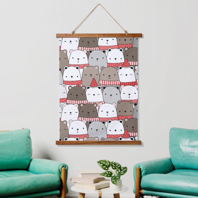 Animal Illustration Hanging Tapestry (Living Room)