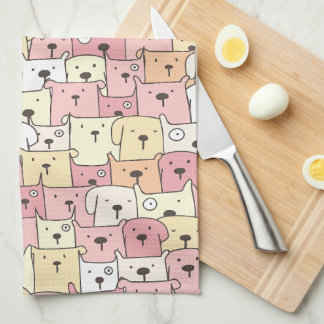 Animal Illustration Tea Towel